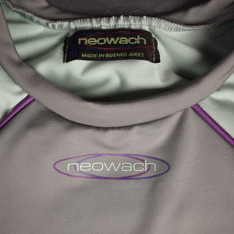 Top Neowach swimwear ravewear grey vintage queer