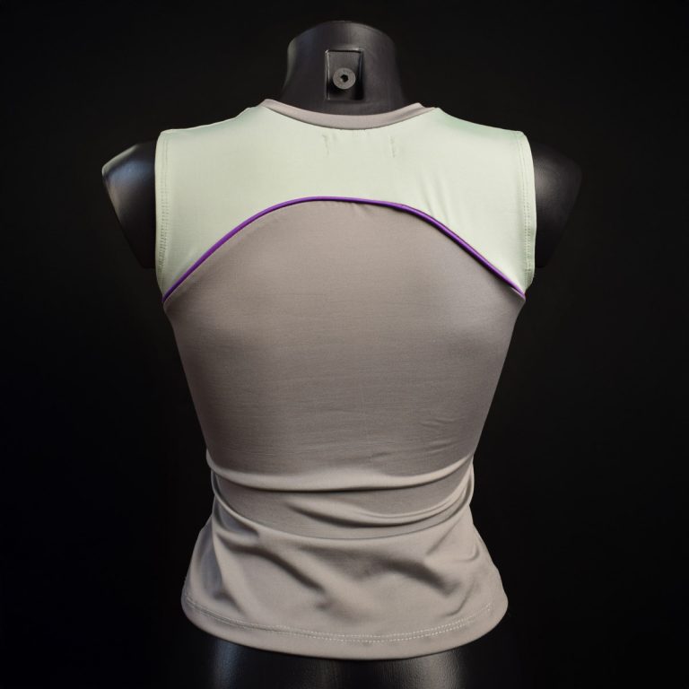 Top Neowach swimwear ravewear grey vintage