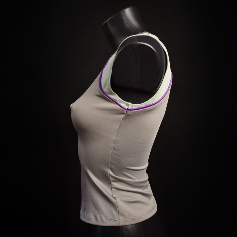 Top Neowach swimwear ravewear grey vintage