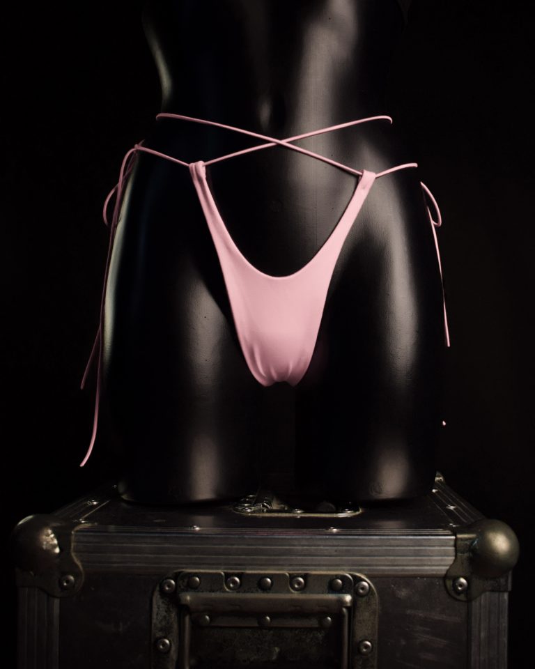 Kurtida Thong Drawstring  pink