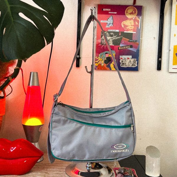 Neowach mini bag ravewear grey vintage queer front