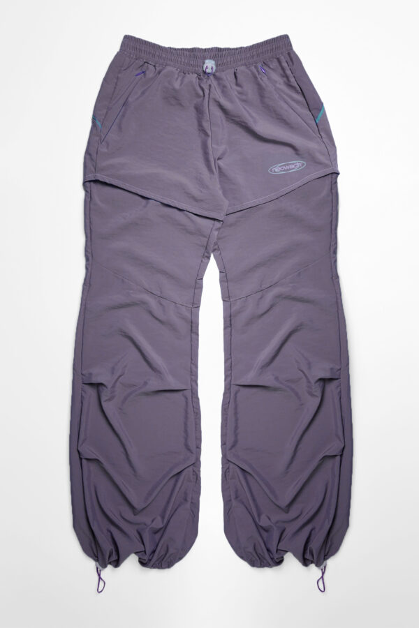 Covertible Trousers- shorts grey front unisex neowach