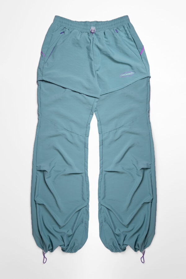 Covertible Trousers- shorts green front unisex neowach