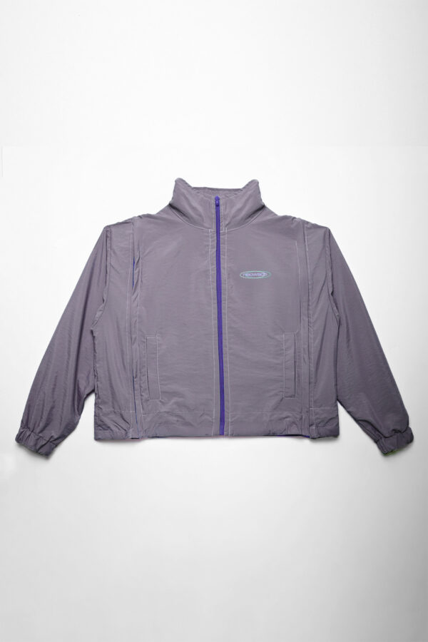 Covertible Jacket - short/long sleeves grey front unisex neowach